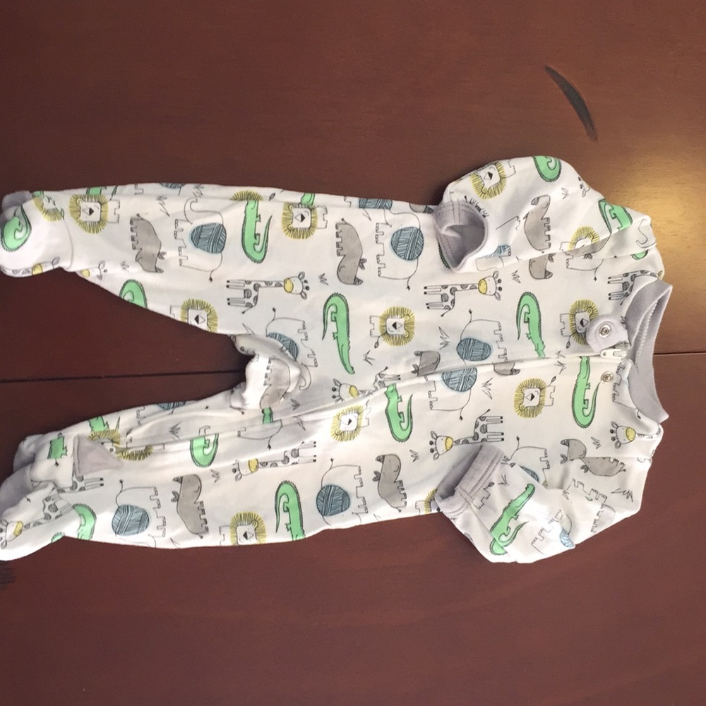 Baby Boy double zipper sleepers